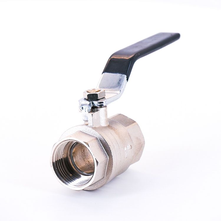 1" Inch Brass Ball Valve 600 Wog Nickle Plated