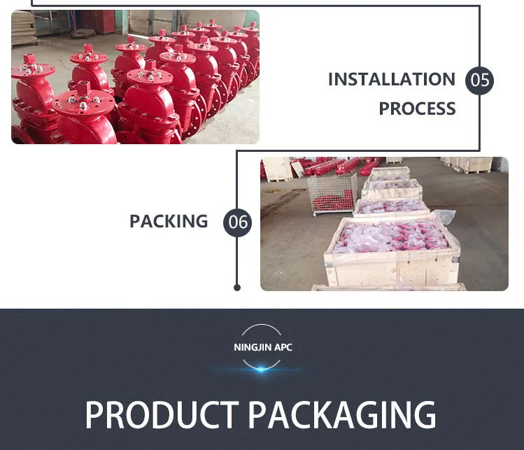 12′′ DN300 Fire Fighting Equipment FM UL Approved 300 Psi Grooved Nrs Gate Valve