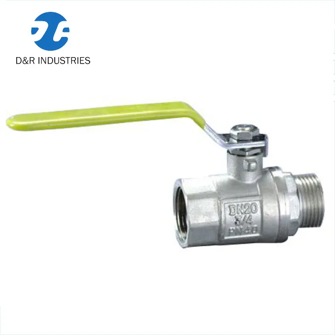 1PC M/F Threaded Stainless Steel Manual Ball Valve for Water Supply