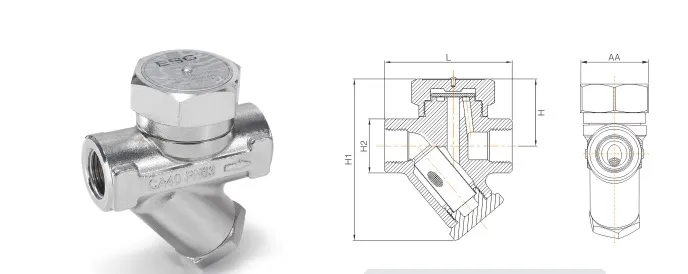 3/4′′ NPT Thermodynamic Steam Trap