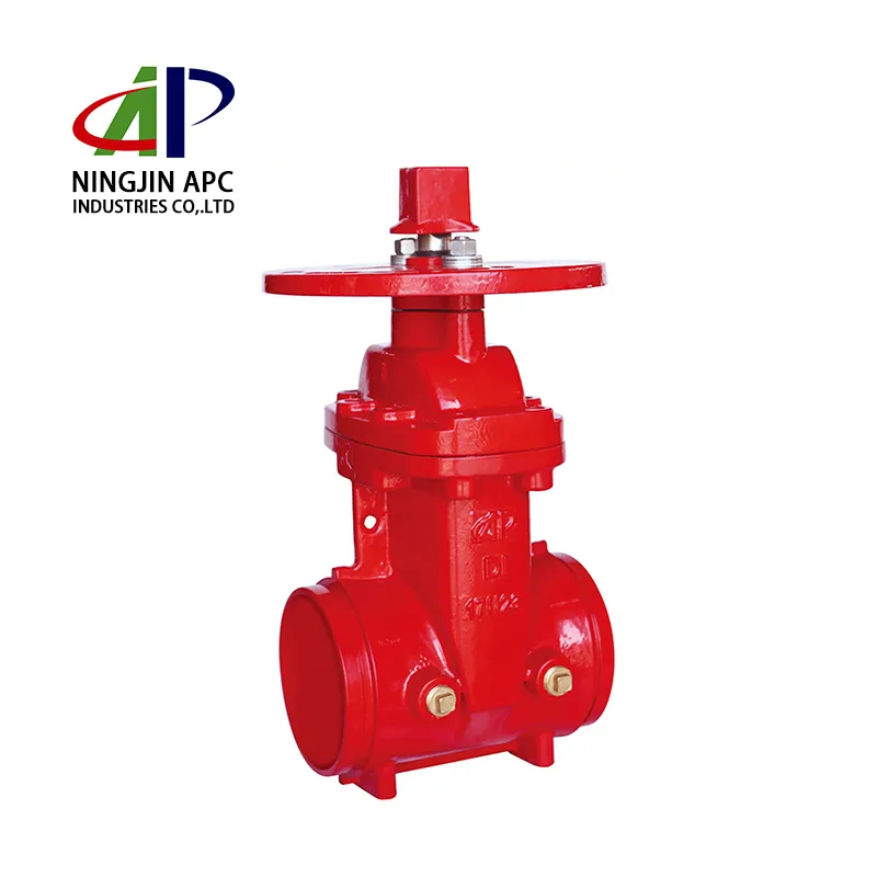 300psi Grooved End Nrs Gate Valve with Post Indicator Flange UL/FM