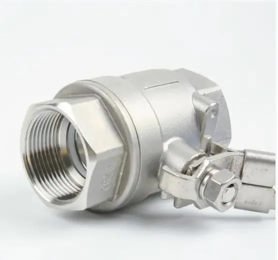 304 Stainless Steel Ball Valve Internal Thread Two Piece Ball Valve Water Valve Tap Water Switch 4 Minutes 6 Minutes Internal Wire Direct