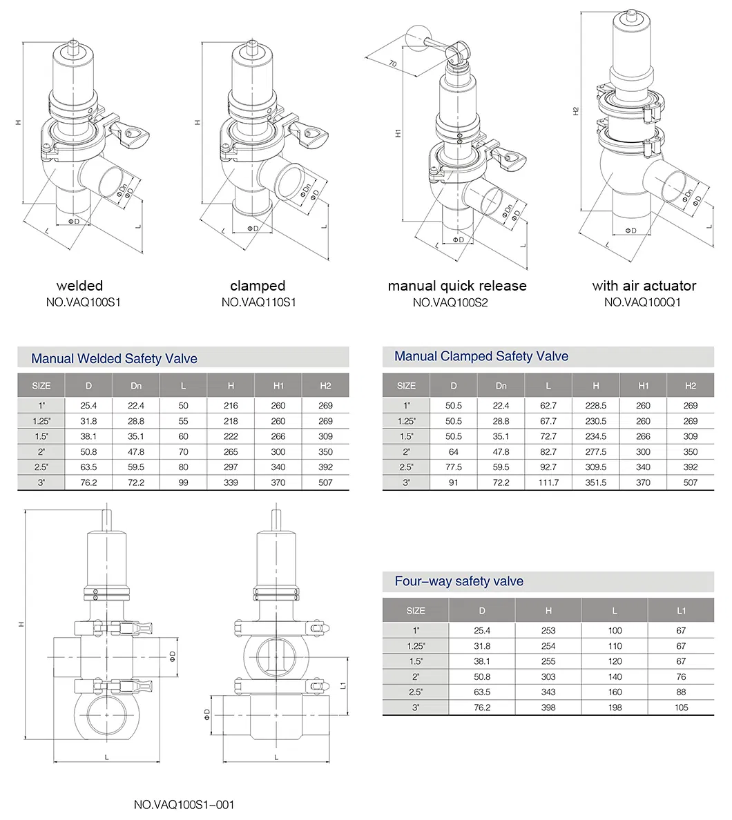 3A Donjoy Hygienic Stainless Steel Pressure Reducing Valve