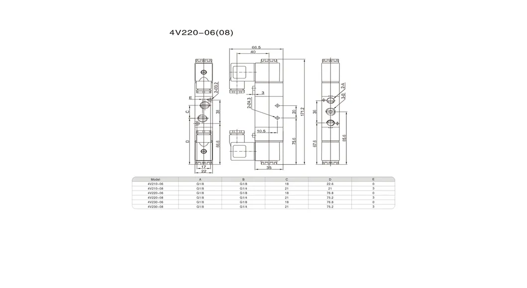 4V1 Series High Quality Solenoid Valve Pneumatic Control Valve