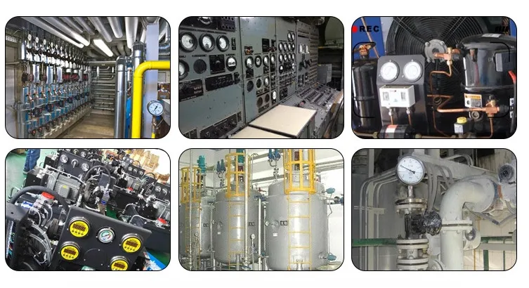 60mm Ordinary Pressure Gauge with Flange/Manometer