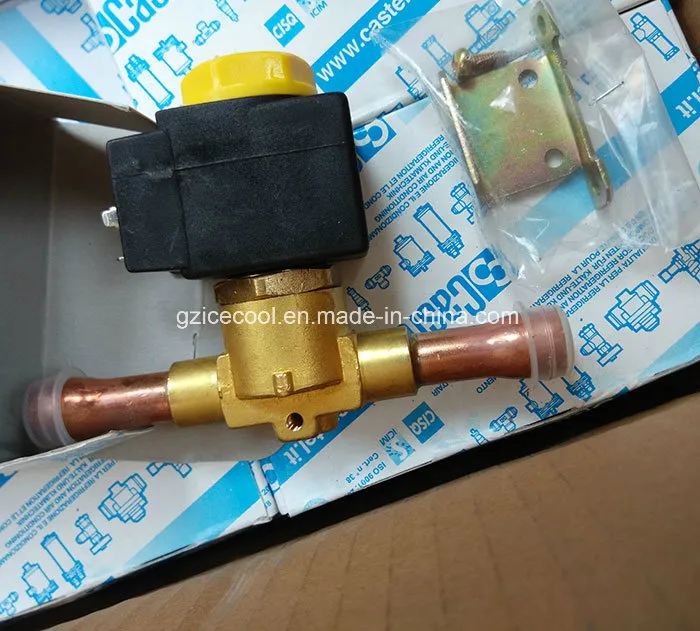 AC 220V Castel Solenoid Valve 1068/3, 3/8" ODF Connection