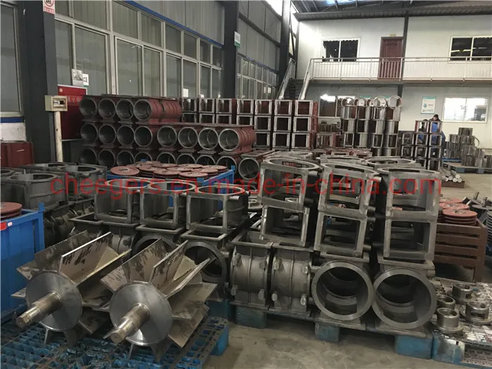 Actuated Ball Valve Intake Manifolds Cement Industry Rotary Feeder