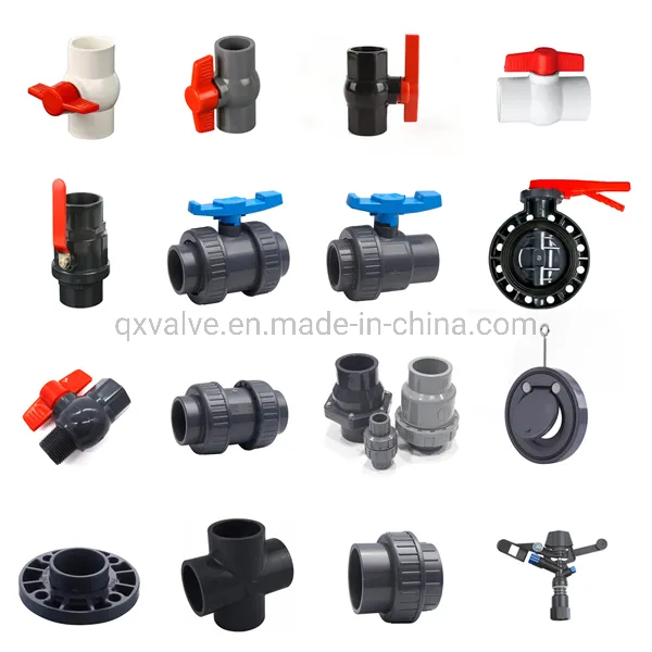 Agricultural Irrigation System PVC Ball Valve Male Female Threaded Valve