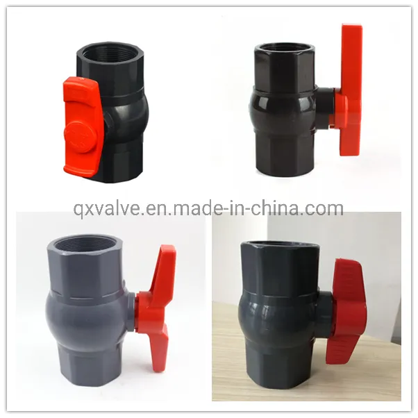 Agricultural Irrigation System PVC Ball Valve Male Female Threaded Valve