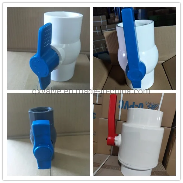 Agricultural Irrigation System PVC Ball Valve Male Female Threaded Valve