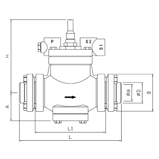 Ammonia Refrigerant Flow Regulating Valve for Refrigeration System