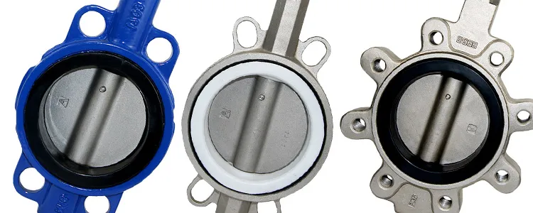 ANSI API CF8 Di Ci EPDM PTFE Strong Acid Ductile Iron Lever Opreated Wafer Lug Butterfly Valve China Suppliers
