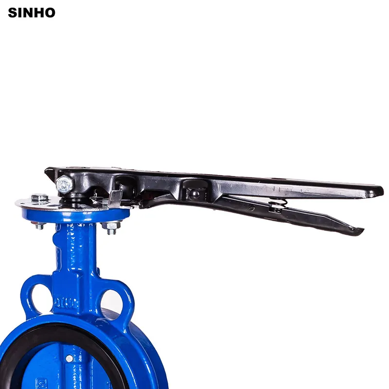 ANSI Standard CF8 Di Ci EPDM PTFE Strong Acid Ductile Iron Lever Opreated Wafer Lug Butterfly Valve