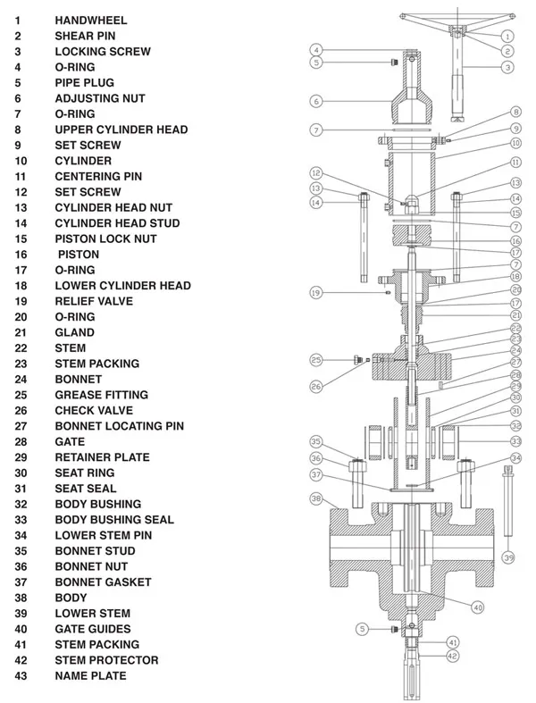 API 6A Hydraulic Gate Valves