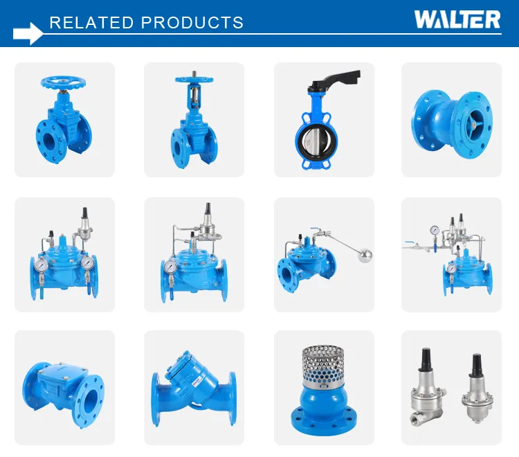 API Cast Iron/Ductile Iron Rising-Stem Wet System Gate Valves