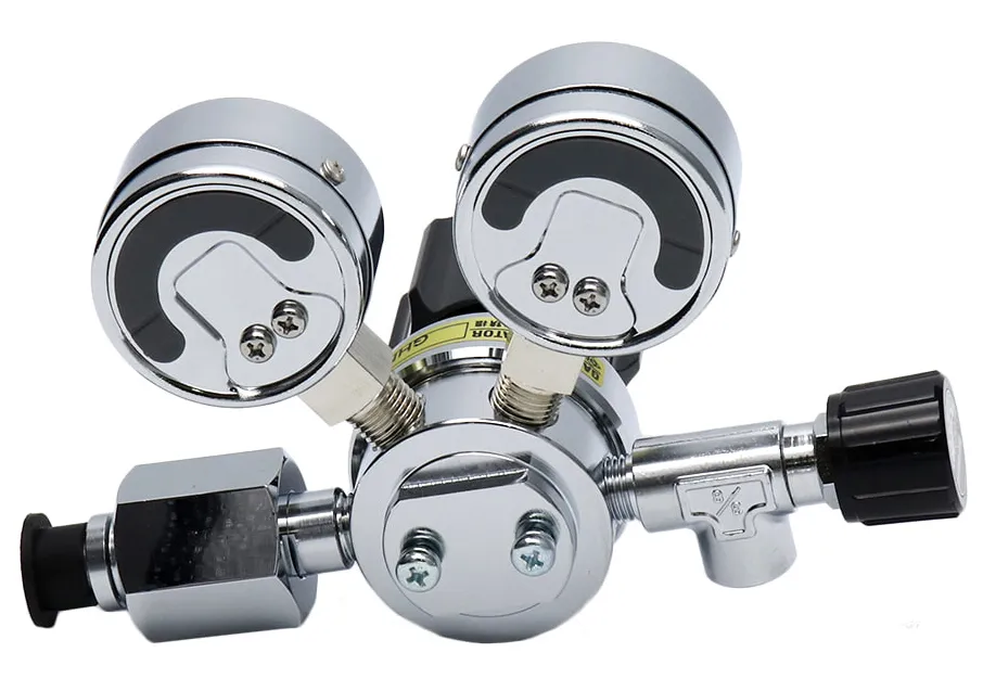 Ar N2 O2 Air Gas Regulator Chiyoda Seiki Ghn-3 Japan Type Style with Adjustment Metering Valve with Ks Certificate 1MPa 10bar 10kgf/Cm2 25MPa 250bar