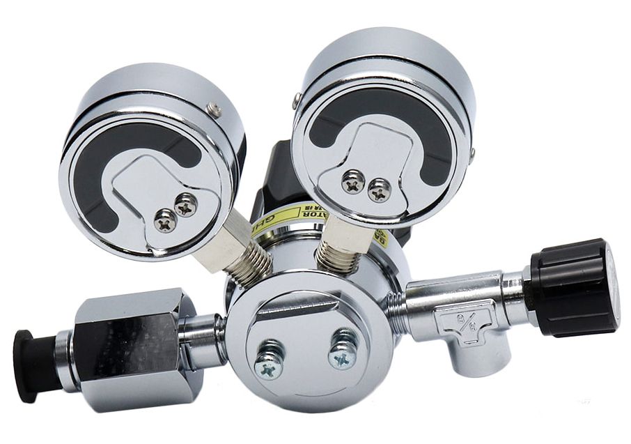 Ar N2 O2 Air Gas Regulator Chiyoda Seiki Ghn-3 Japan Type Style with Gas Economizer Adjustment Metering Valve with Ks 1MPa 10bar 25MPa 250bar 250kgf/Cm2