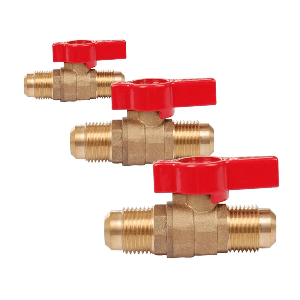 Brass Gas Ball Valve with FF Thread