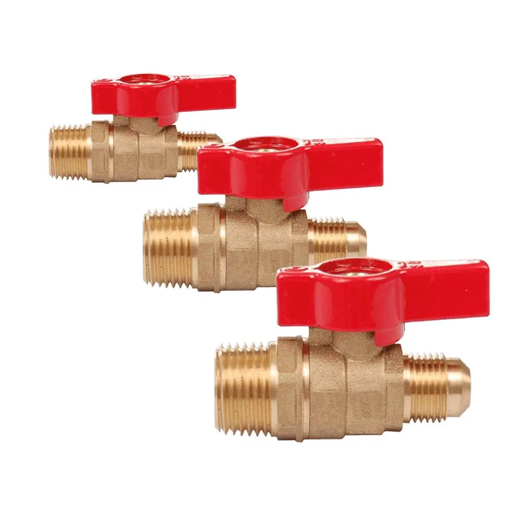 Brass Gas Ball Valve with FF Thread