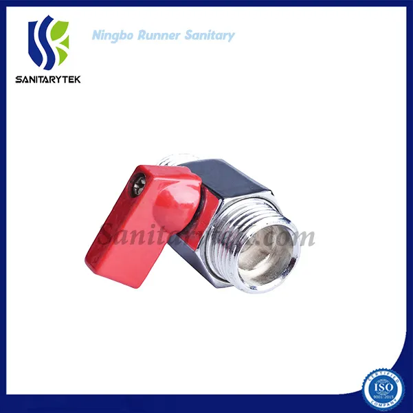 Brass Mini Ball Valve Male / Male