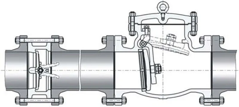 Brass Thread Industrial Full Bore Swing Check Valve for Gate Ball Water Oil Gas Water Pipe Fitting Auto Machine