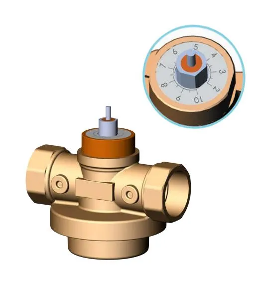 Brass Threaded Pressure Independent Control Valve for Fcu