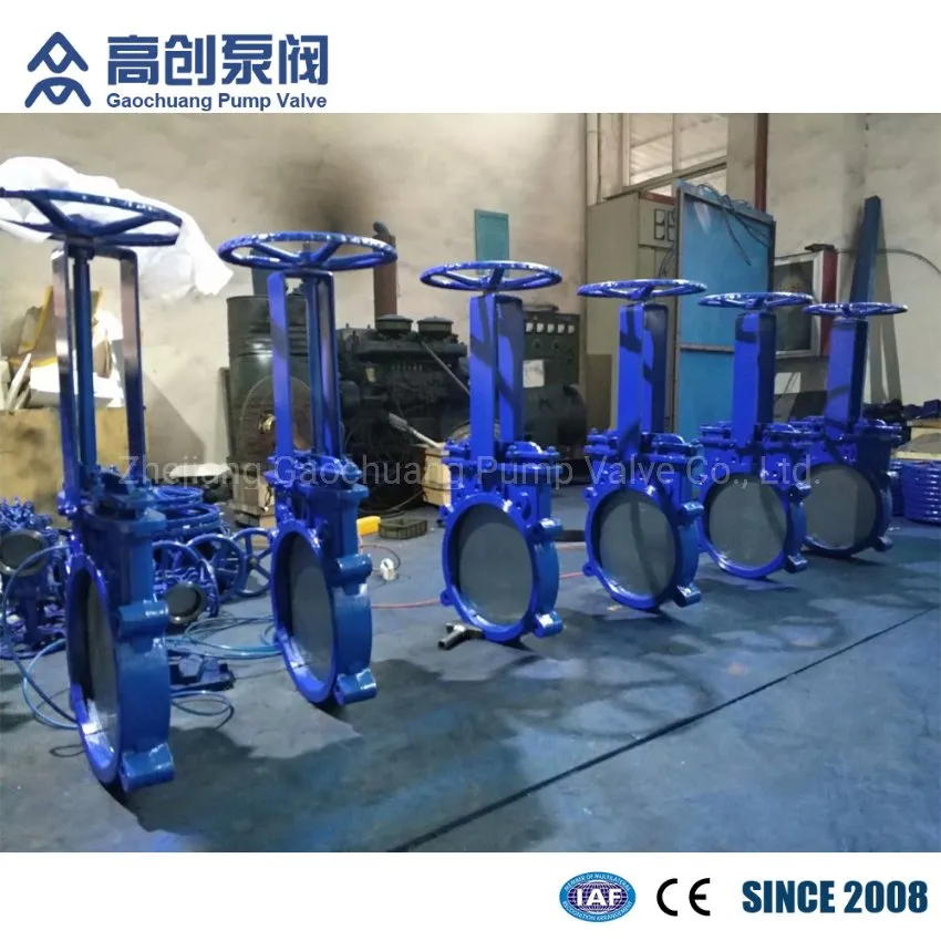 Cast Iron Bi-Directional Industrial Knife Gate Valve with Cheap Price