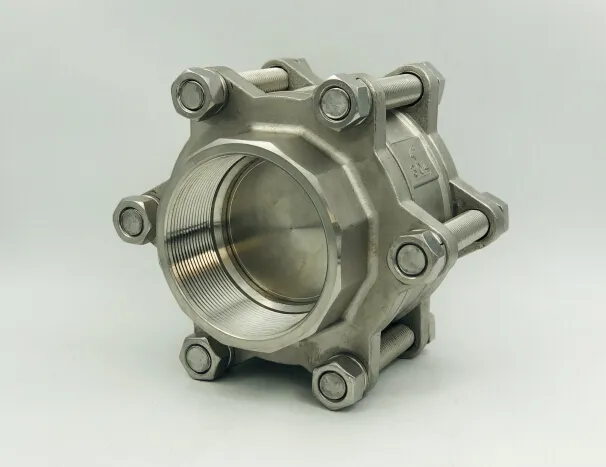 Cast Stainless Steel/Ss Spring Thread 3PC Check/Non Return Valve