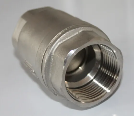 Cast Stainless Steel/Ss Spring Thread 3PC Check/Non Return Valve