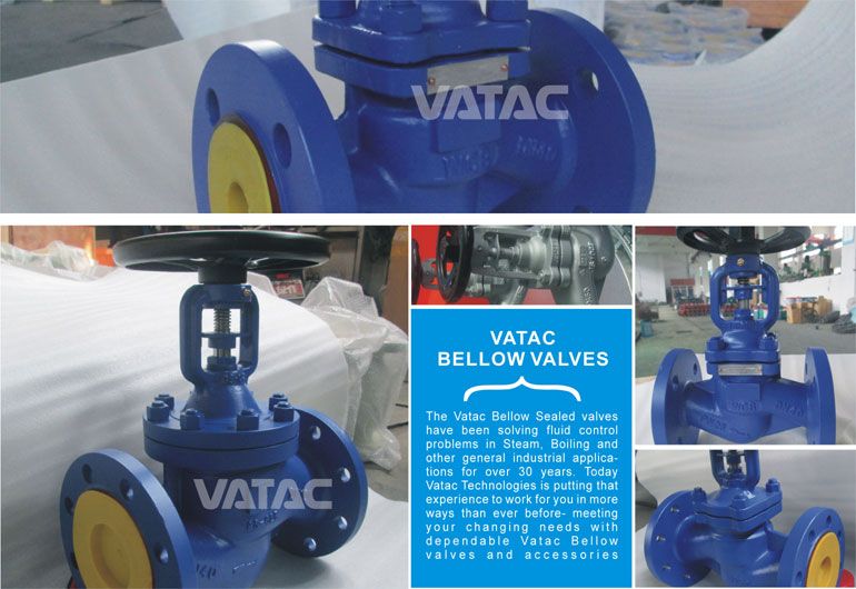 Cast Steel Bellow Sealed Globe Valve