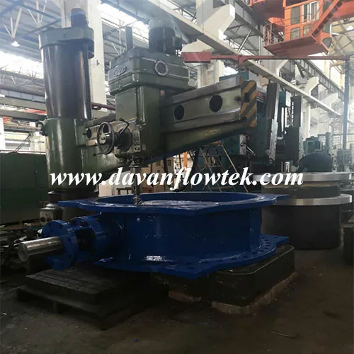 China Factory Ductile Iron Ggg50 Eccentric Butterfly Valve DN1500 Pn16 Gear Operated Butterfly Valve Resilient Seat Double Offset / Eccentric Butterfly Valve