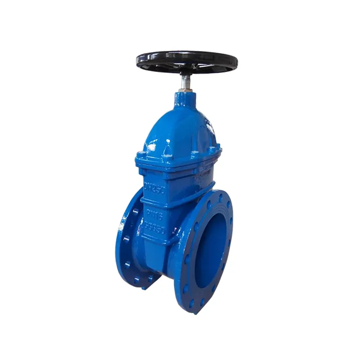 China High Pressure 4 Inch DIN F4 Ductile Cast Iron Ggg50 Resilient Seated Nrs Sluice Gate Valve Factory