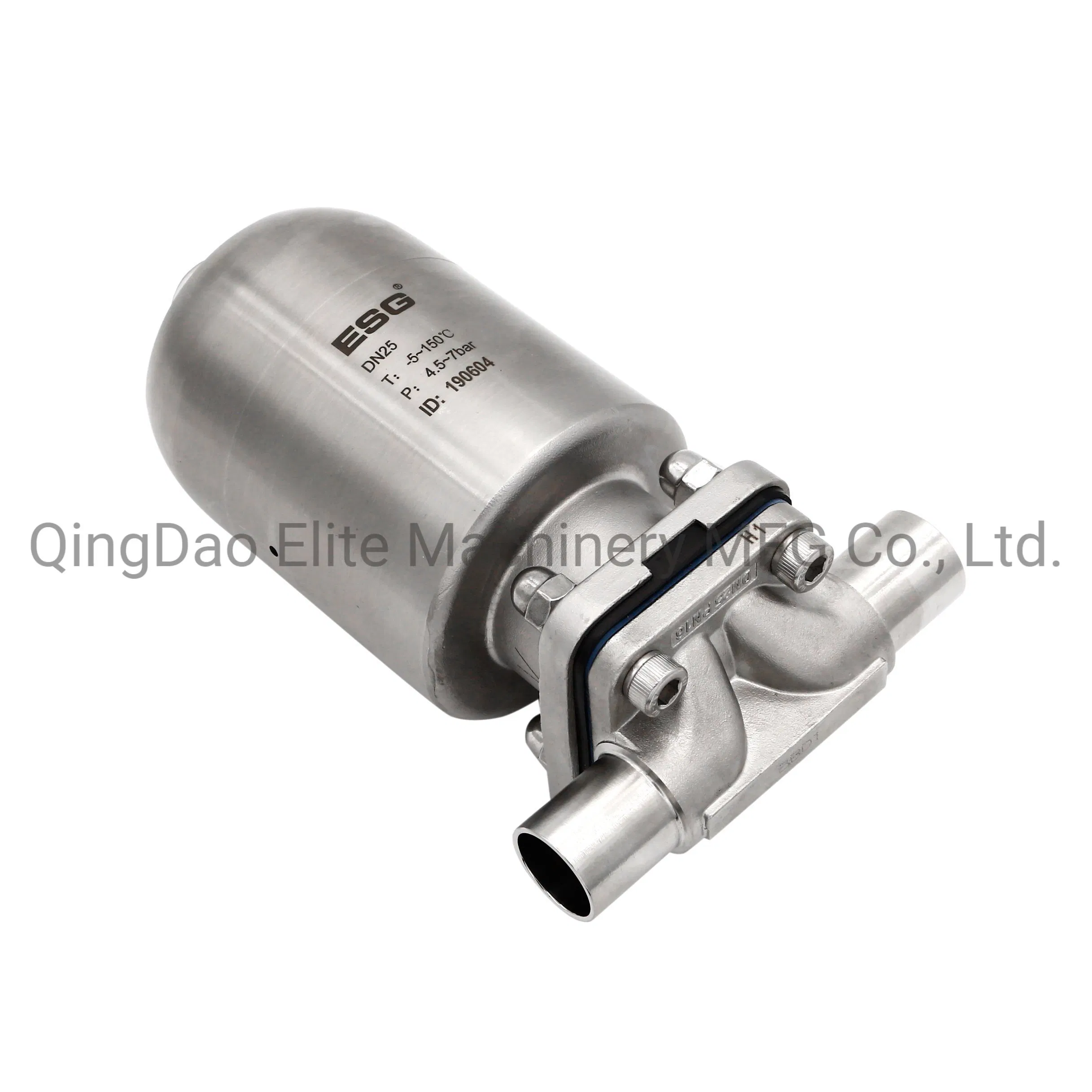 CIP/SIP Pneumatic Diaphragm Valve with ISO- 1127 Weld Connection