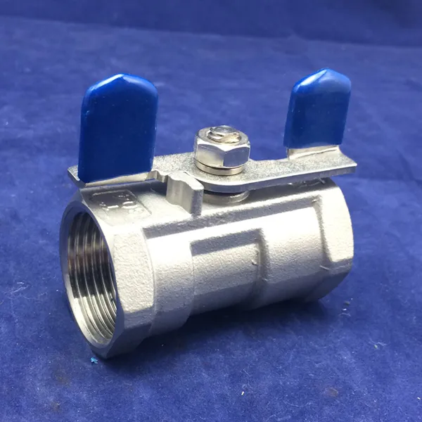 Control Series Valve Industrial Stainless Steel Bsp BSPT 1PC Butterfly Handle Ball Valve