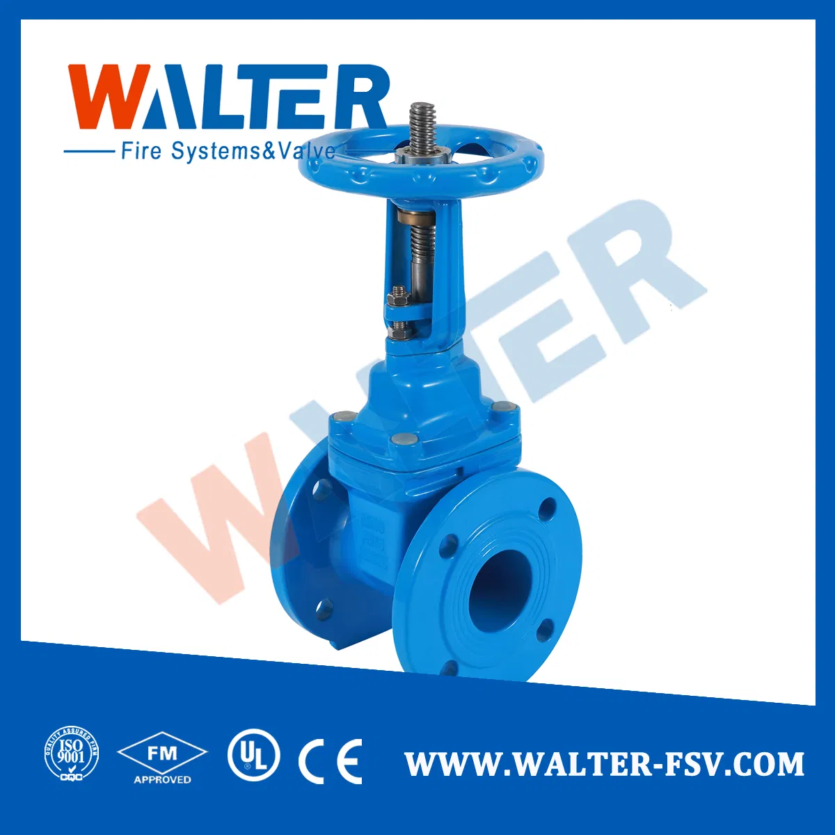 DIN Industrial OS&Y DI +EPDM Wedge Rising-Stem Gate Valve Manufacturer Price