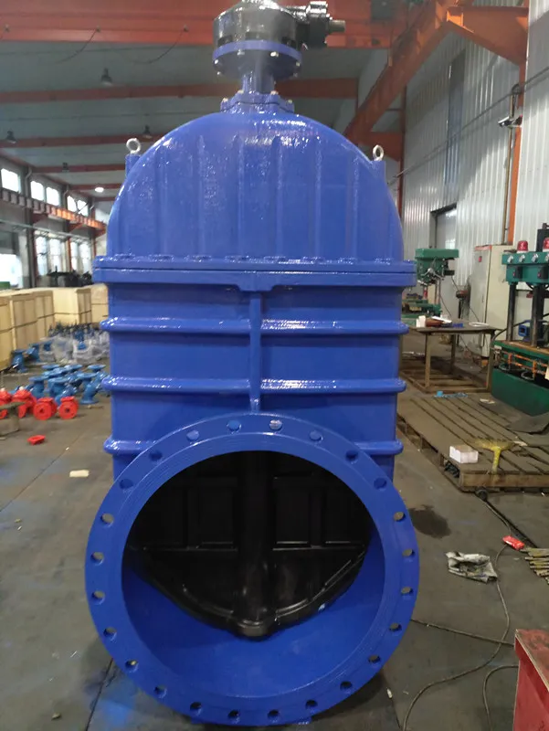 DIN3352 F4 Rubber Wedge Resilient Seat Gate Valve