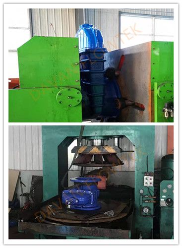 Ductile Iron Flanged Rubber Resilient Rising Stem Gate Valve