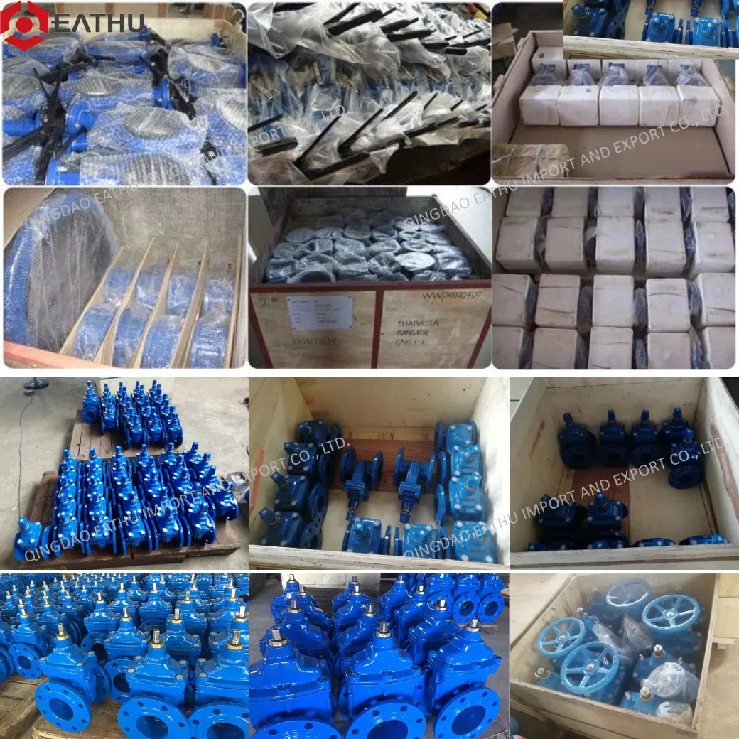 Ductile Iron Ggg50 Socket End Gate Valve with Handwheel for PVC /PE Pipes