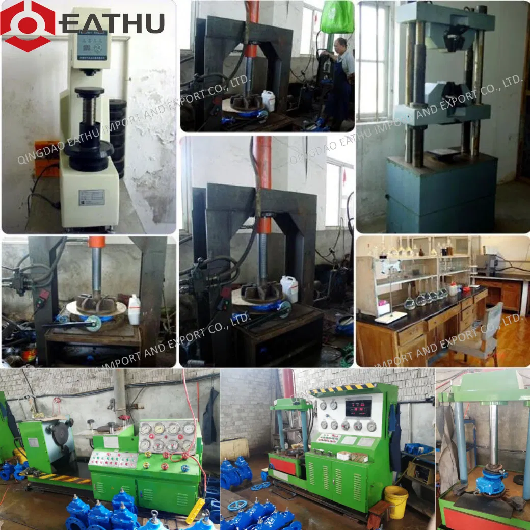 Ductile Iron Ggg50 Socket End Gate Valve with Handwheel for PVC /PE Pipes