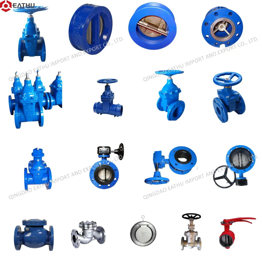 Ductile Iron Ggg50 Socket End Gate Valve with Handwheel for PVC /PE Pipes