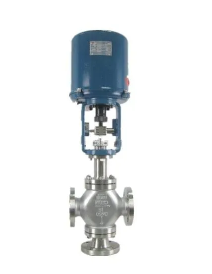 Electric Three-Way Stainless Steel Regulating Valve