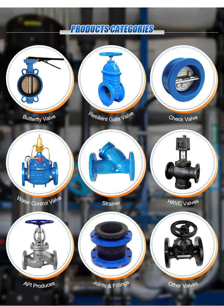 Epoxy Resin Sprayed Blue Pn6 DN25 DN500 Butterfly Valve with Handle