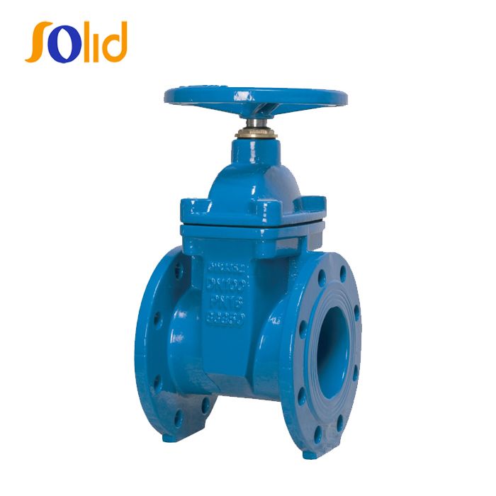 Groove Joint Ends Rising Stem Resilient Seated Gate Valve Drawing