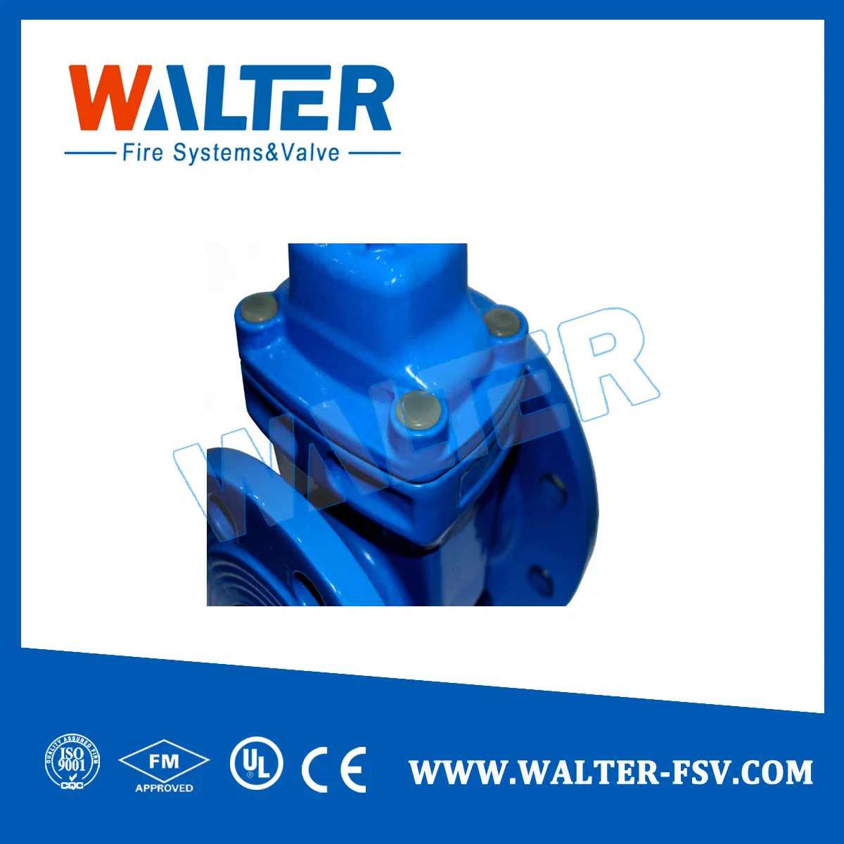 Handwheel Ductile Iron Flange 12 Inch Gate Valve Resilient