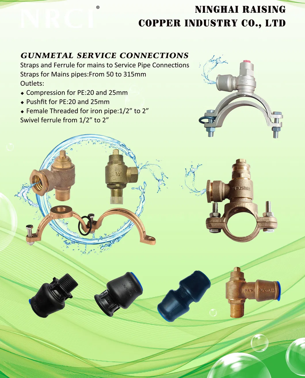 High Quality 3 -Piece Brass Ball Valve with Lockable Handle with Solder and NPT Connection for Medical Facility