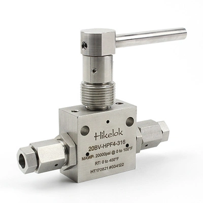 Hikelok 1379 Bar 2/3 Way One Piece Ball Valve 20BV