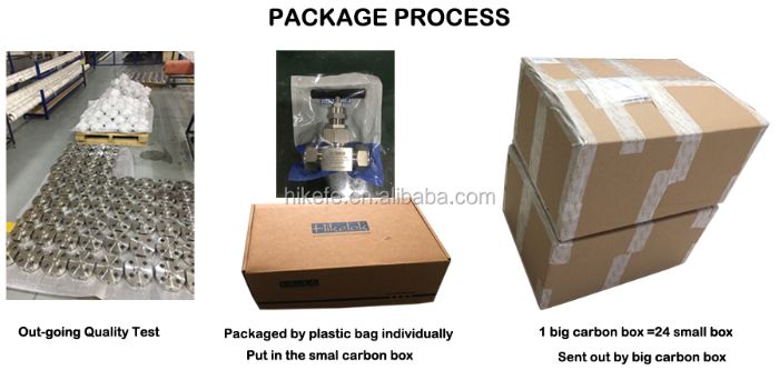 Hikelok Stainless Steel 316 304 6000 Psi High Pressure One Piece Forged Body Needle Valve Nv1