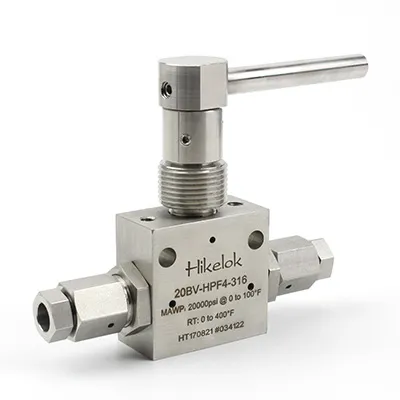 HIP Type Stainless Steel Ultra-High Pressure 10000 Psi 20000 Psi Ball Valve