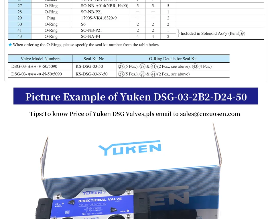Hot-Sales Yuken DSG-03-2b2-D24-50 Hydraulic Solenoid Valve with Best Price