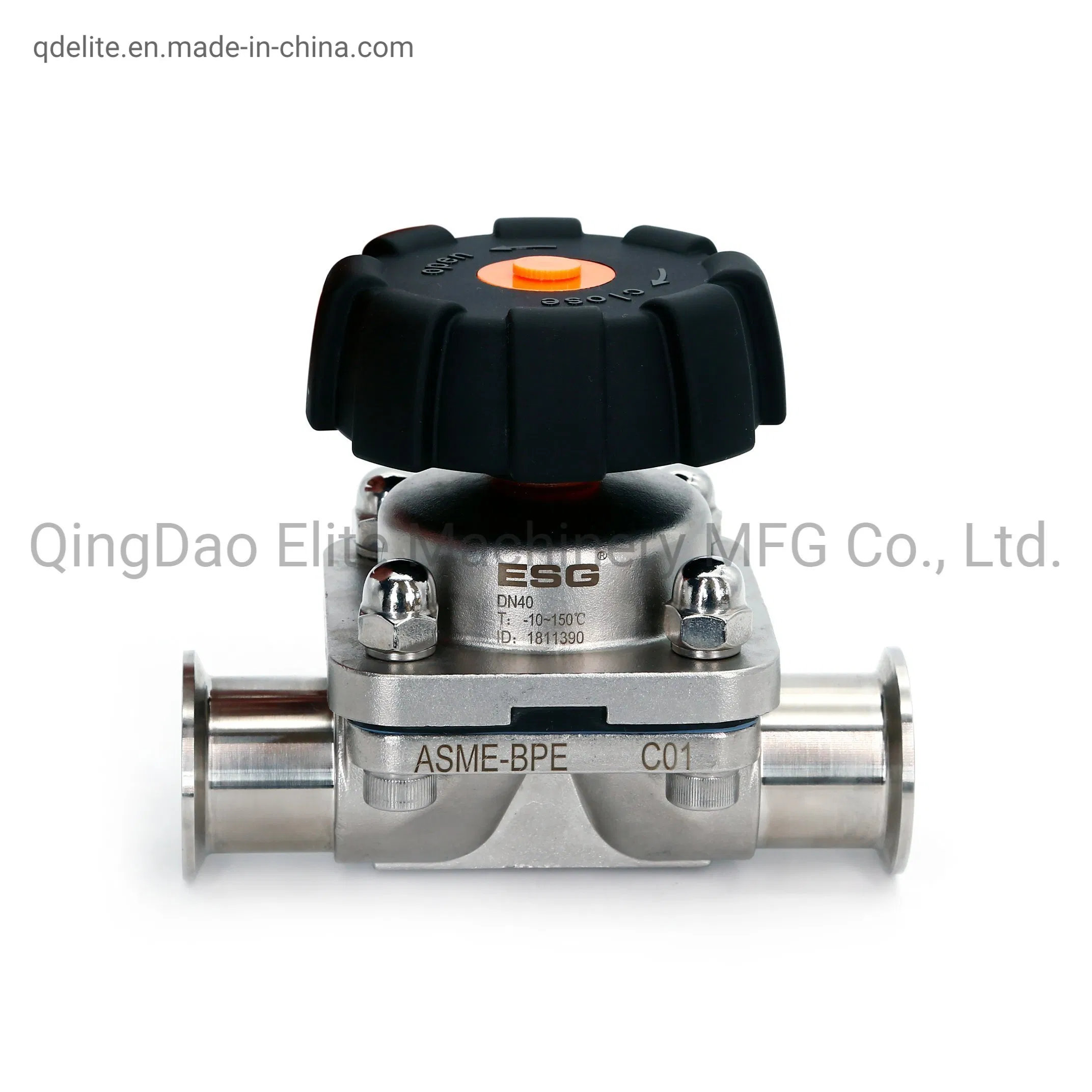 ISO- 1127 Tri-Clamp Manual Sanitary Diaphragm Valve for Pharmacy Industry